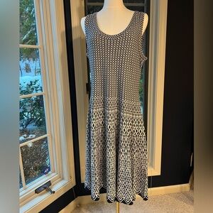 NIC&ZOE Knit Sleeveless Fit & Flare Dress